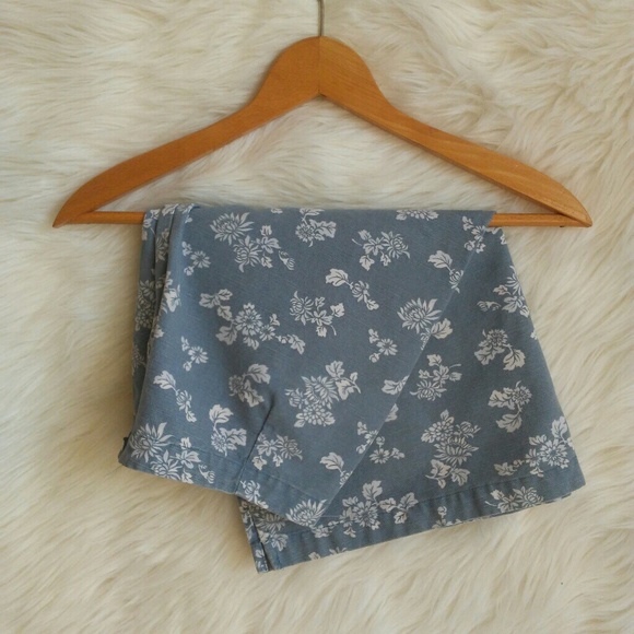 Christopher & Banks Dresses & Skirts - Christopher & Banks Denim Floral print Skirt